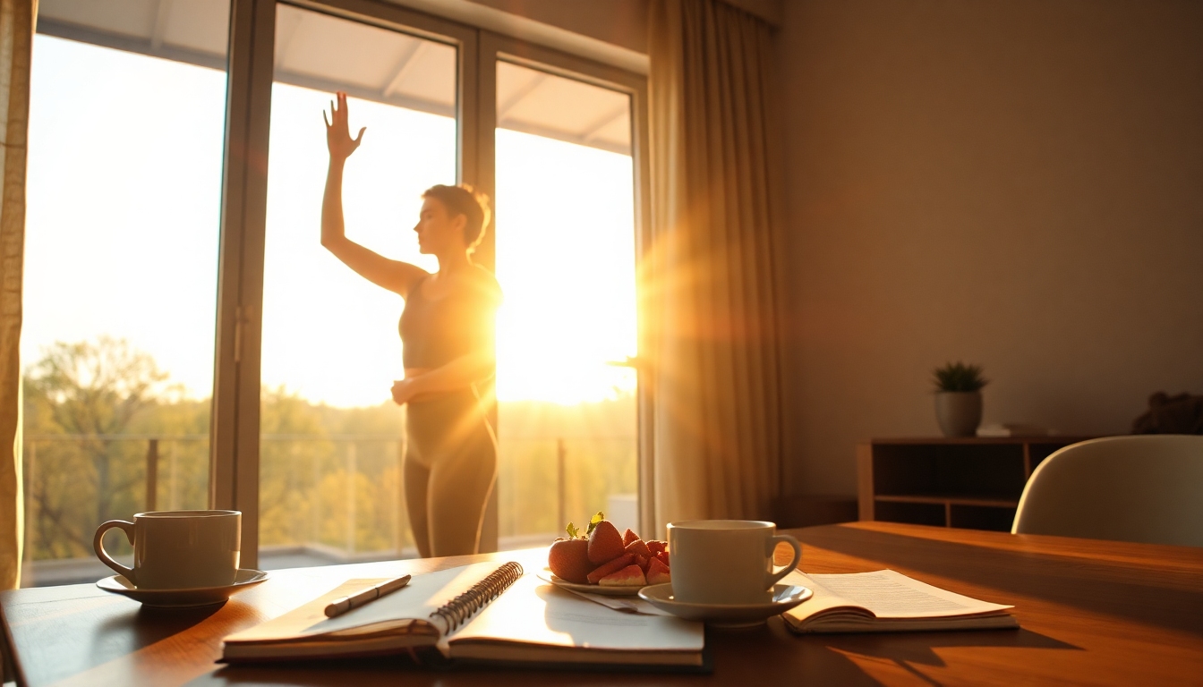 朝の習慣を実践するビジネスパーソン