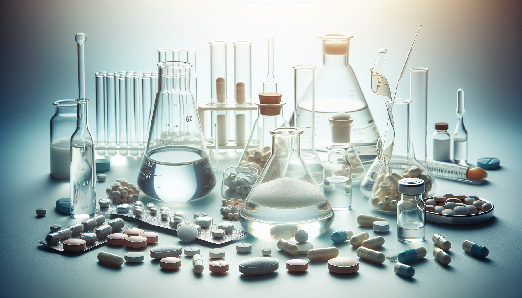 様々な種類の薬の錠剤やカプセル